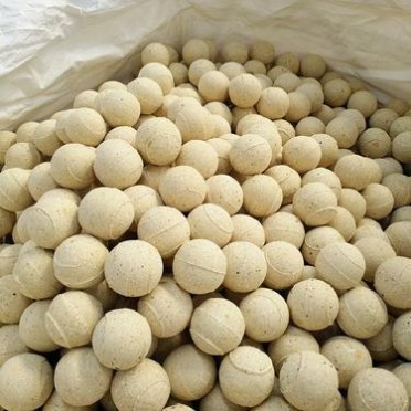 高鋁耐火球 55mm 高鋁球 高強度 陶瓷蓄熱球 熱風爐蓄熱室用 填充保溫