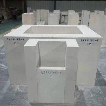 供應電熔玻璃窯爐AZS電熔鋯剛玉磚鋯質密封料價格優惠
