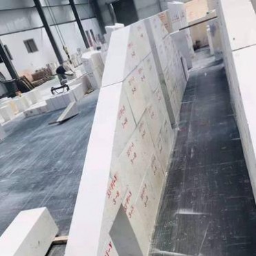 供應無縮孔電熔鋯剛玉磚AZS36WS鋯剛玉玻璃窯爐胸墻磚價格優惠