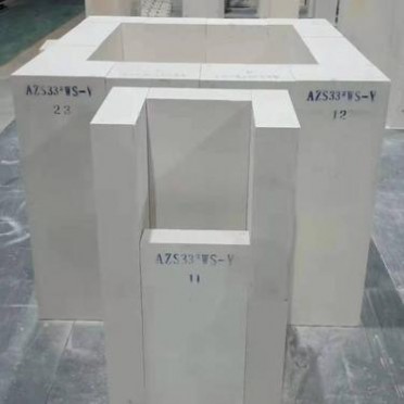 出售AZS33電熔鋯剛玉磚電熔剛玉磚玻璃窯爐胸墻磚價格優惠