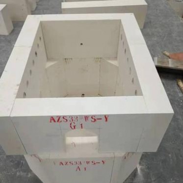 供應無縮孔電熔鋯剛玉磚AZS36WS鋯剛玉泡花堿電熔鋯剛玉磚價格優惠