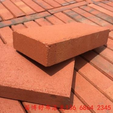景觀鋪路磚，,實心拉毛磚生產廠家 真空擠出磚 防滑耐磨實心三孔燒結磚 陶土磚 劈開磚|