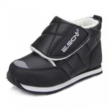 2019新款兒童短靴舒適防滑棉鞋男女童加絨加厚平底低幫短靴雪地靴