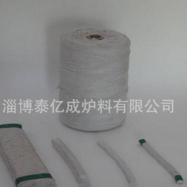 廠家陶瓷纖維繩、盤根、墊片、套管，硅酸鋁耐火繩，可訂制。