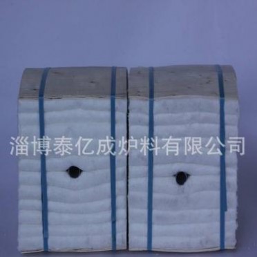 廠家臺車爐、電熔爐內襯含鋯陶瓷纖維模塊，保溫毯折疊塊