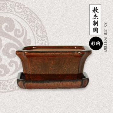廠家 歐式盆景花盆   陶瓷釉水花盆 培植花盆 多肉花盆