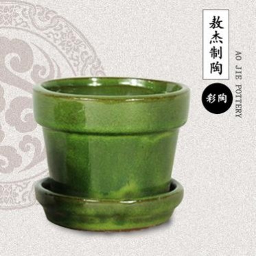 廠家 陶瓷釉水花盆 多肉花盆 多肉套件花盆 歐美風格花盆