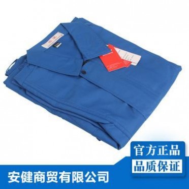 海源三防服廠家工作服**防靜電均碼藍色分體工作服