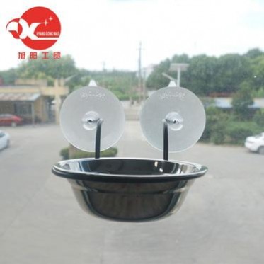 廠家 吸盤式不銹鋼貓碗貓批發窗臺架寵物用品貓碗 寵物窩