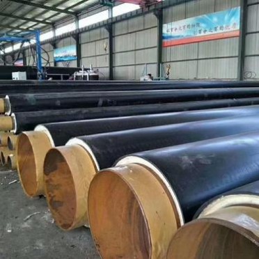 聚氨酯保溫  高壓聚乙烯 黑黃夾克直埋保溫管 廠家