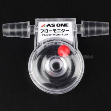 ASONE可視流速計 內裝球76×56×16mm氣體/液體流速計 透明水流計
