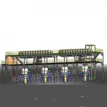 自動配料系統 雙排料倉配料車配料系統 自動稱量配料車