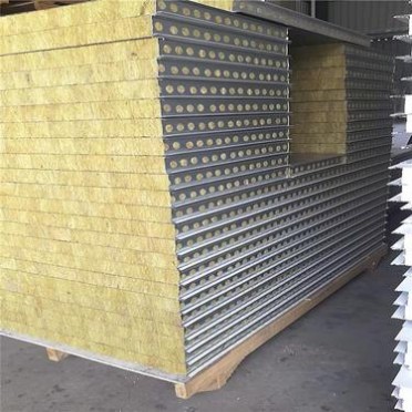 烘道巖棉板 彩鋼凈化板批發廠家 彩鋼巖棉板規格